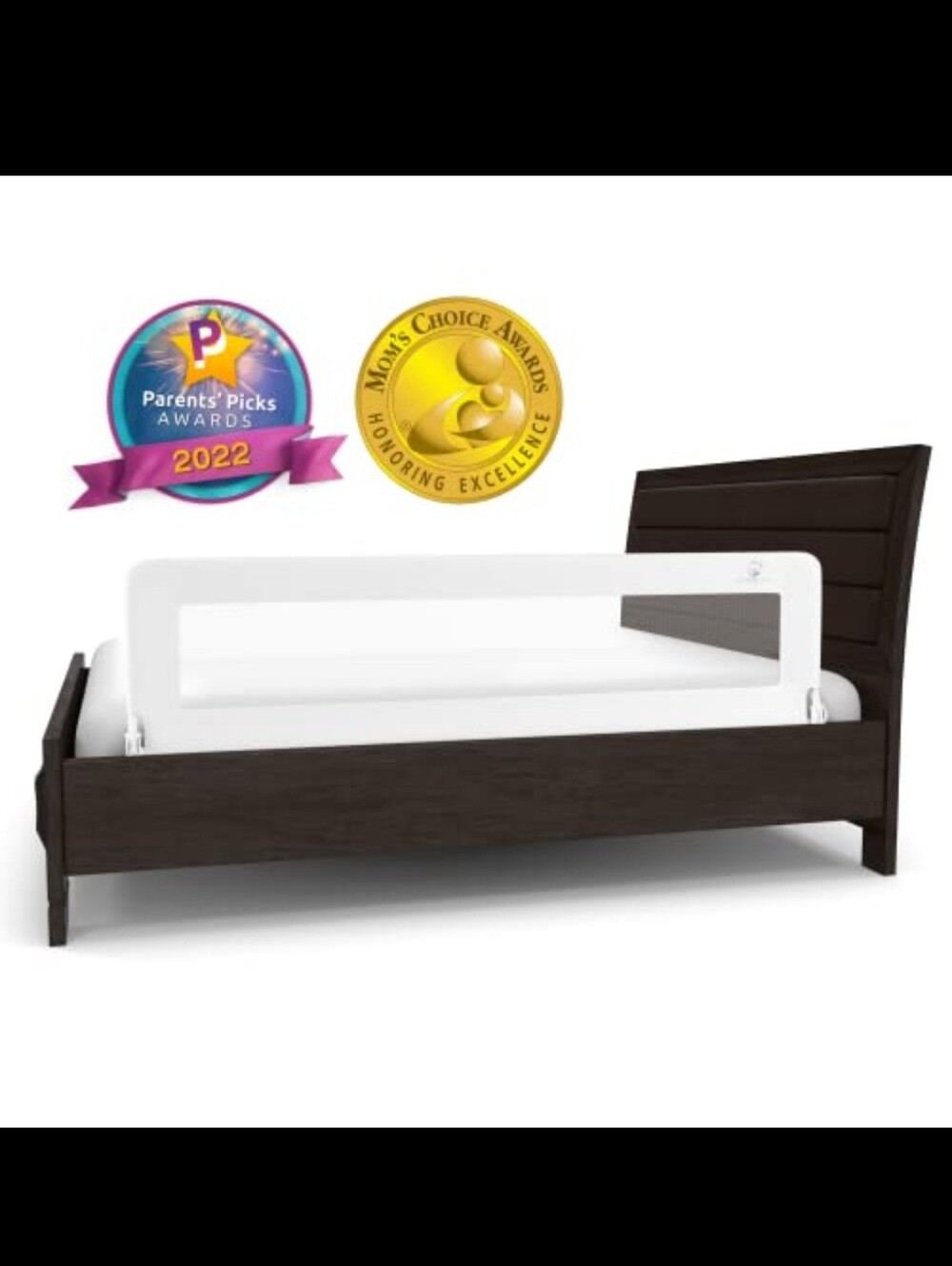 Toddler Bed Rail- WHITE 59"x19.5"